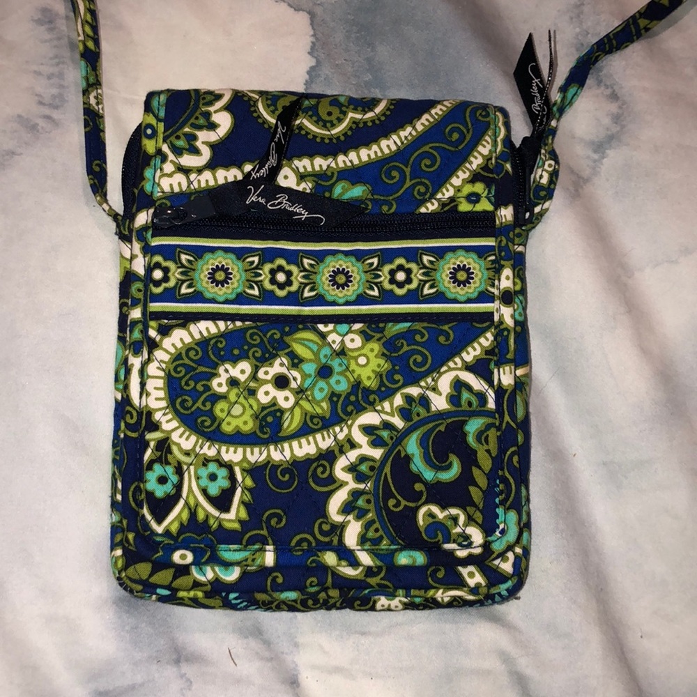 Vera Bradley Mini Crossbody Purse Rhythm and Blues
